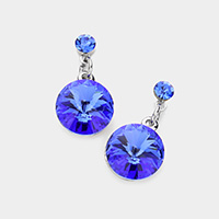 Genuine Crystal Drop Earrings