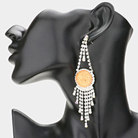 Rhinestone Evening Earrings