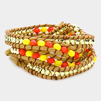 Beaded Wrap Bracelet