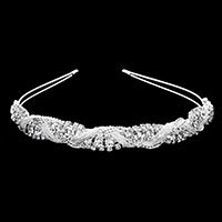 Twisted Chain Rhinestone Headband