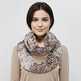 Twisted Yarn Chunky Knit Infinity Scarf