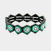 Bubble Honeycomb Stretch Bracelet