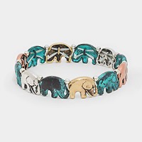 VINTAGE CUTE ELEPHANT STRETCHABLE BRACELET