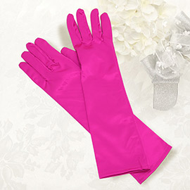 Dressy satin gloves