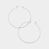 14K gold filled metal Hypoallergenic hoop earrings