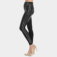 Bling boss jean leggings - jeggings