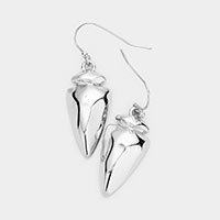 Metal Arrowhead Earrings