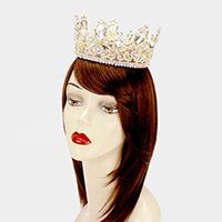 Glass Crystal Pageant Queen Tiara