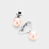 Pearl Clip on Earrings