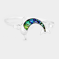 Abalone Dolphin Hook Bracelet