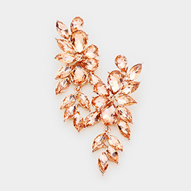 Crystal Marquise Dangle Evening Earrings
