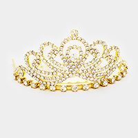 Mini Rhinestone Pave Princess Tiara