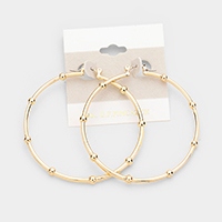 14k Gold Filled Hoop Pin Catch Earrings