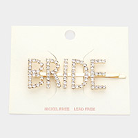 BRIDE Rhinestone Hair Bobby Pin