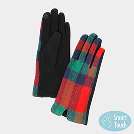 Plaid Smart Gloves