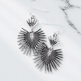 Sunbrust Metal Earrings  