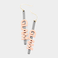 Glam Drop Bar Earrings 