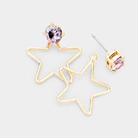 Crystal Star Earrings 