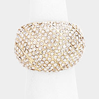 Rhinestone Pave Stretch Ring