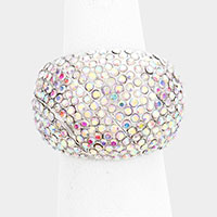 Rhinestone Pave Stretch Ring