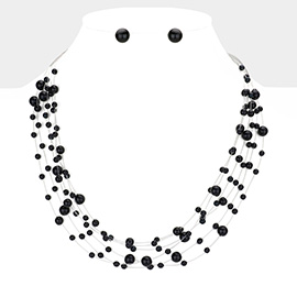 Galactic Pearl Collar Necklace