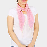 Lace Hand Dye Scarf 