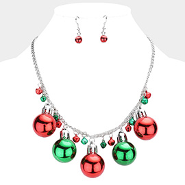 Christmas Ornament Ball Necklace