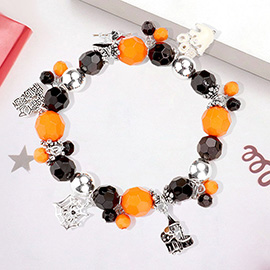 Halloween Charm Stretch Bracelet