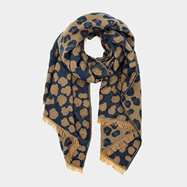 Reversible Leopard Cozy Scarf