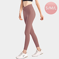 Solid Color High Rise Tights