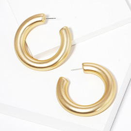 Thick Hoop Earrings