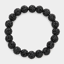 Shamballa Ball Stretch Bracelet