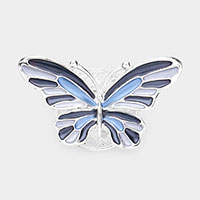 Colored Metal Butterfly Magnetic Brooch