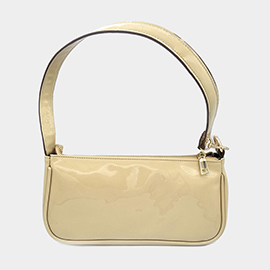 Enamel Rectangle Shoulder Bag