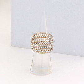 Rhinestone Pave Stretch Ring