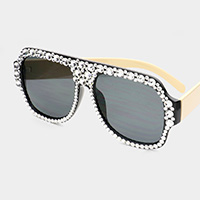 Bling Stone Embellished Sunglasses