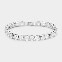 Round CZ Evening Bracelet