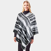 Vertical Patterned Poncho