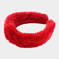 Solid Faux Fur Headband