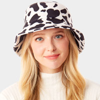 Cow Patterned Bucket Hat