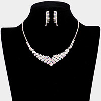 Rhinestone Pave Necklace 