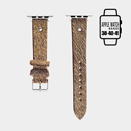 Deer Patterned Apple Watch Band