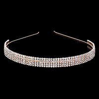 5Rows Rhinestone Headband