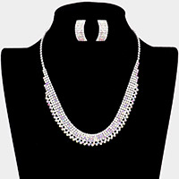 Rhinestone Pave Necklace