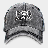 DOG mom Vintage Baseball Cap