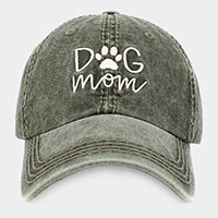 DOG mom Vintage Baseball Cap