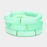 3PCS - Resin Stretch Bracelets