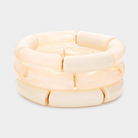 3PCS - Resin Stretch Bracelets