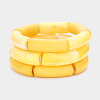 3PCS - Resin Stretch Bracelets