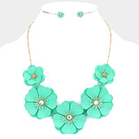 Bloom Flower Link Necklace